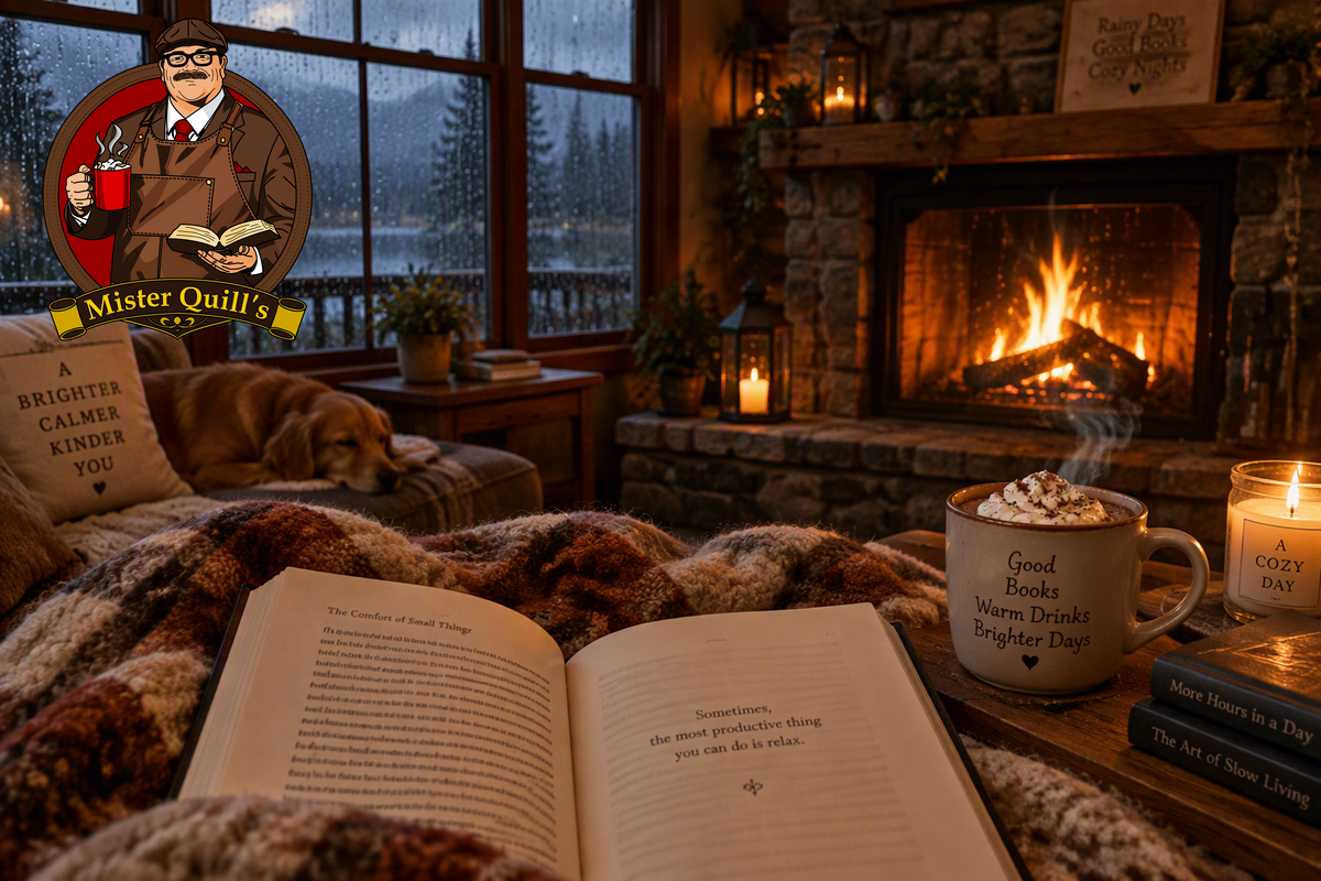When the Rain Falls, Reach for a Good Book