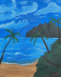 Tropical Beach and Ocean View