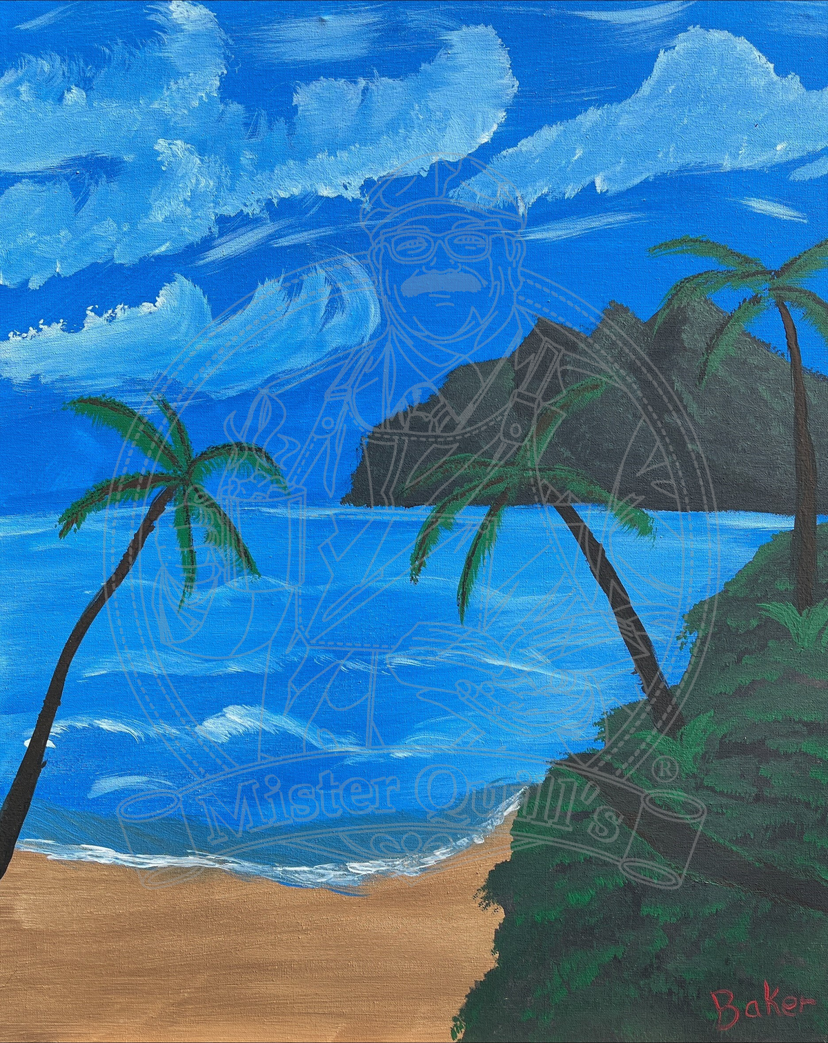 Tropical Beach and Ocean View