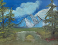 Swamp Pond 14" x 11" Landscape Painting. 1 of 1 original.