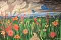 Flowers and Butterfly Field