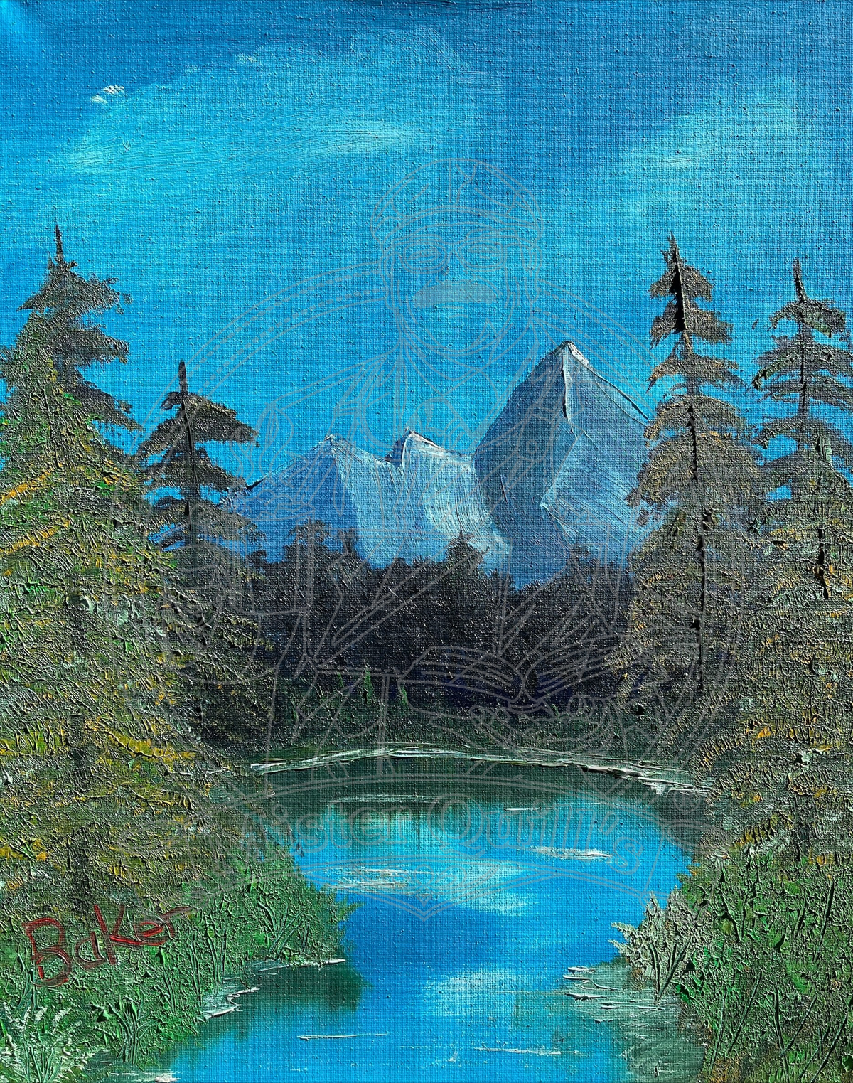 Beautiful Mountains and Serene Lake